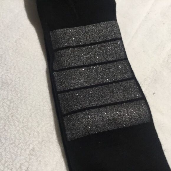 NWT  Gray Tights w/Silver Glitter Stripe 3/$10 - Picture 3 of 7